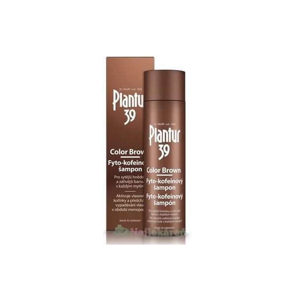PLANTUR 39 Color Brown fyto-kofeinový šampon 250 ml