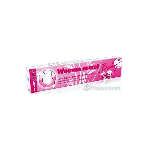 Woman Secret Baby těhotenský test proužkový 1+1 zdarma 2 ks