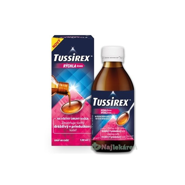 TUSSIREX sirup na kašel 120 ml