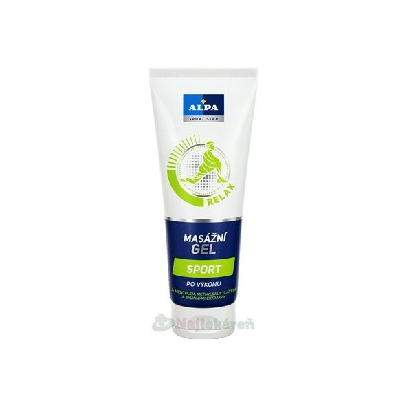 Alpa SportStar masážny gel 210 ml