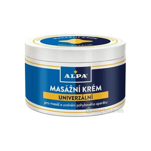 Alpa masážny krém univerzálny 250 ml