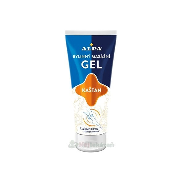 Alpa bylinný masážny gél gaštan 100 ml