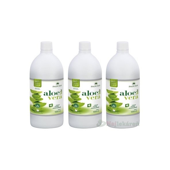 Pharma Activ AloeVeraLife šťava z aloe vera 99,7% 3x 1000 ml
