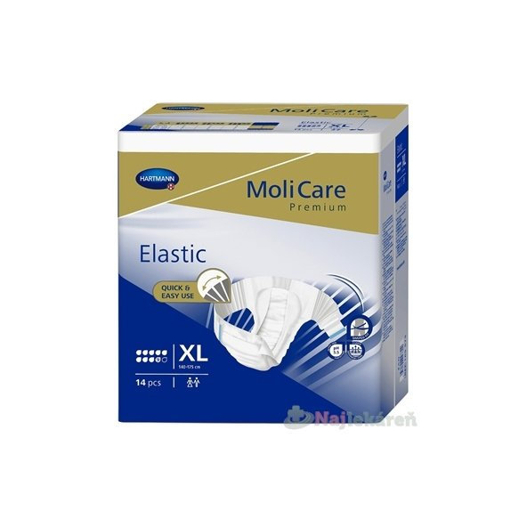 MoliCare Premium Elastic 9 kapek XL 14 ks