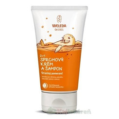 Weleda 2v1 sprchový krém a šampon pomeranč 150 ml