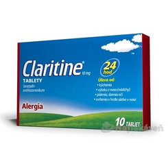 Claritine na alergii 10 tablet