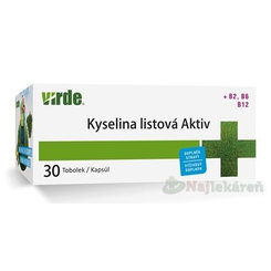 Virde Kyselina listová Aktiv 30 kapslí