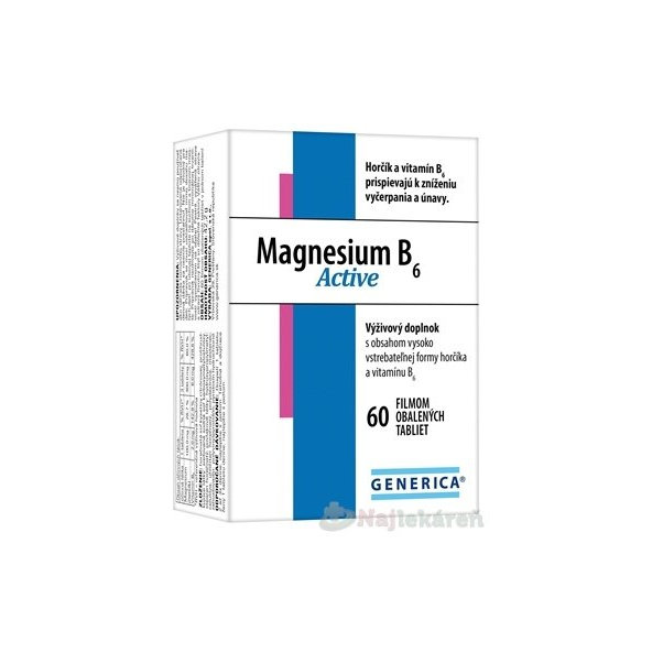 Generica Magnesium B6 Active 60 tablet