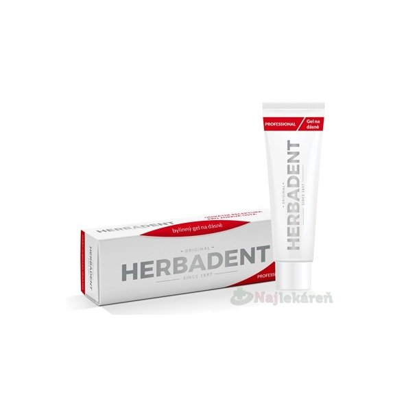 Herbadent Professional bylinný gel na dásně s CHX