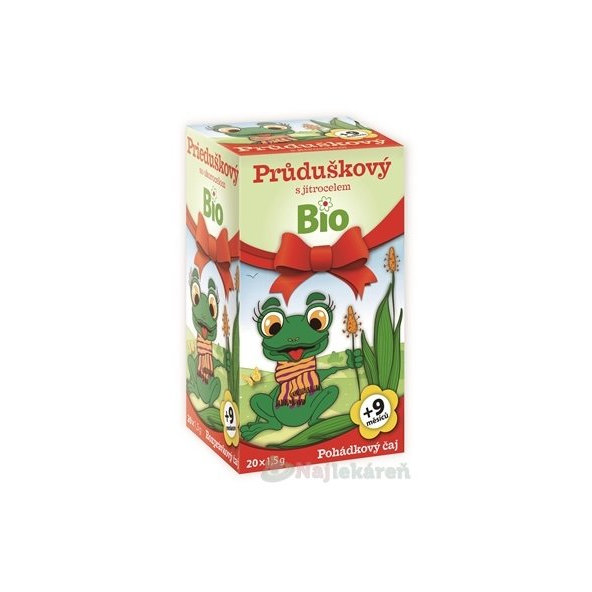 APOTHEKE Rozprávka průduškový čaj se jitrocelem BIO 20x1,5 g