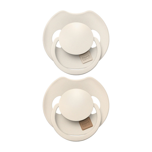 LOVI Prime Dudlík dynamický silikonový Coconut/Ivory 18 m+ 2 ks
