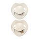 LOVI Prime Dudlík dynamický silikonový Coconut/Ivory 18 m+ 2 ks