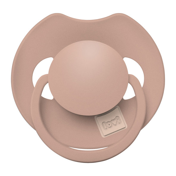 LOVI Prime Dudlík dynamický silikonový Blush 0–6 m