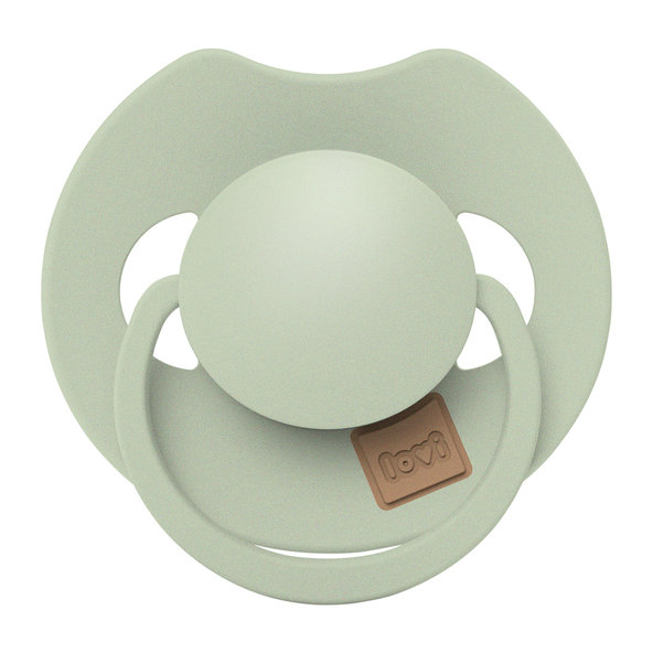 LOVI Prime Dudlík dynamický silikonový Prime Pistachio 0–6 m