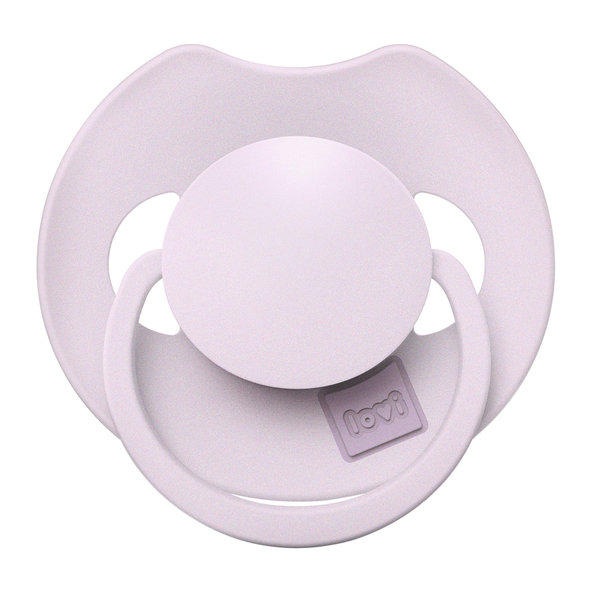 LOVI Prime Dudlík dynamický silikonový Prime Lilac 0–6 m