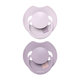 LOVI Prime Dudlík dynamický silikonový Lilac/Violet 18 m+ 2 ks
