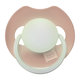 LOVI Prime Dudlík dynamický silikónový svíticí Blush 0-6m