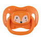 Canpol Babies dudlík symetrický Cute Animals 18 m+ oranžový