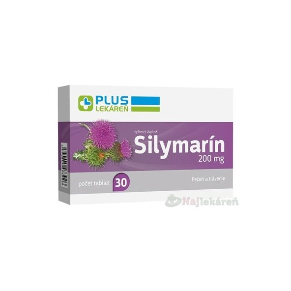 Plus Lekáreň Silymarin 200 mg 30 tablet
