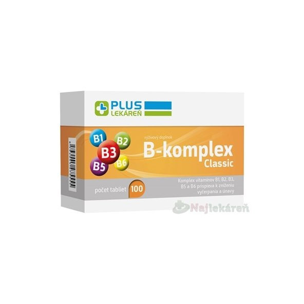 Plus Lekáreň B-komplex Classic 100 tablet