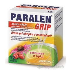 Paralen Grip horúci nápoj echinacea + šípky 12 sáčků