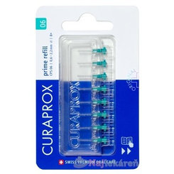 Curaprox CPS 06 Prime Refill mezizubní kartáčky tyrkysové 8 ks