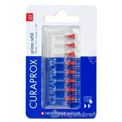 Curaprox CPS 07 Prime Refill mezizubní kartáčky červené 8 ks