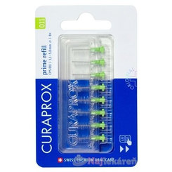 Curaprox CPS 011 Prime Refill mezizubní kartáčky světle zelené 8 ks