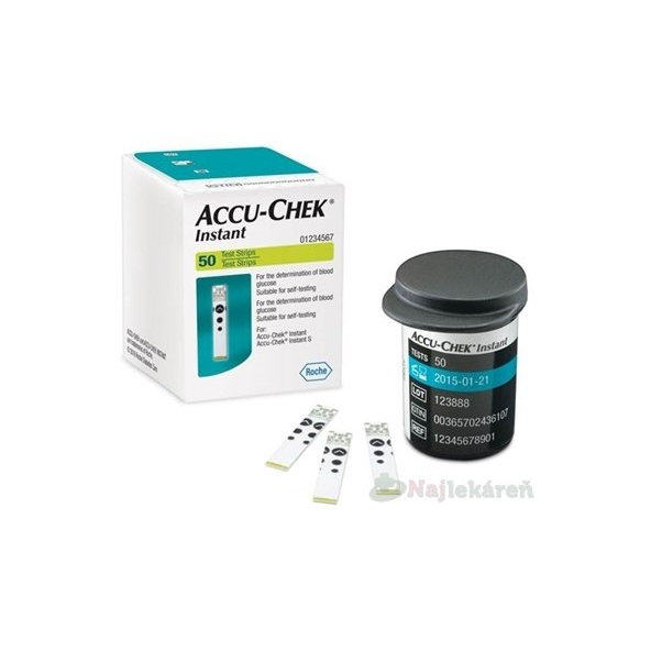 Accu-Chek Instant testovací proužky do glukometru 50 ks