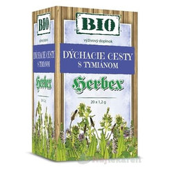 HERBEX BIO dýchací cesty s tymiánem čaj 20x1,2 g