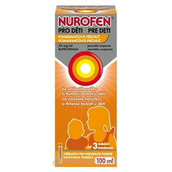 NUROFEN sirup pro děti od 3 měsíců příchuť pomeranč 100 ml