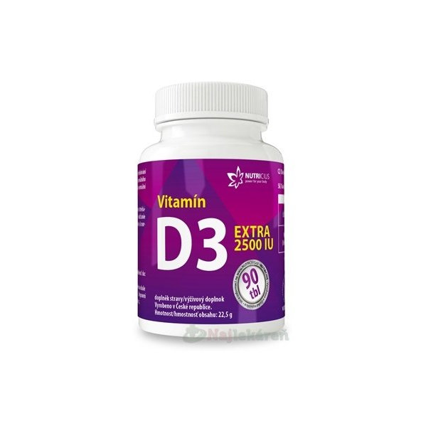 Nutricius Vitamin D3 Extra 2500 IU 90 tablet