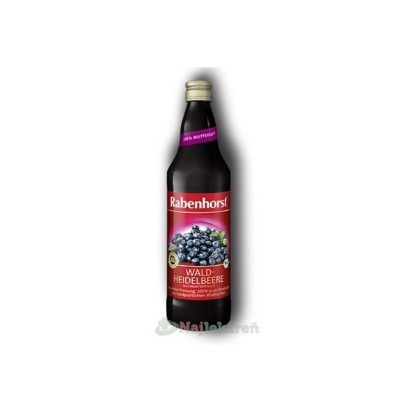 Rabenhorst Borůvková šťáva Bio 750 ml