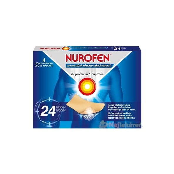 NUROFEN 200 mg léčivá náplast 4 ks