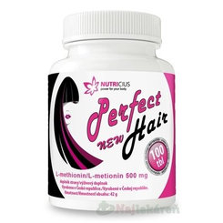 Nutricius Perfect Hair New Metionín na vlasy 100 tablet