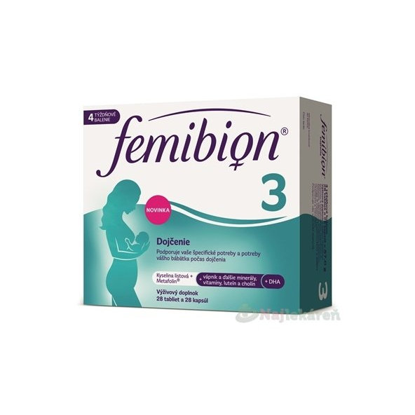 Femibion 3 Kojení 28 tablet + 28 kapslí