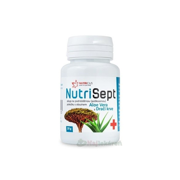 Nutricius NutriSept zásyp na podráždenú pokožku 20 g