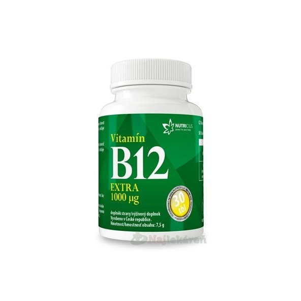 Nutricius Vitamin B12 Extra 1000 mcg 30 tablet