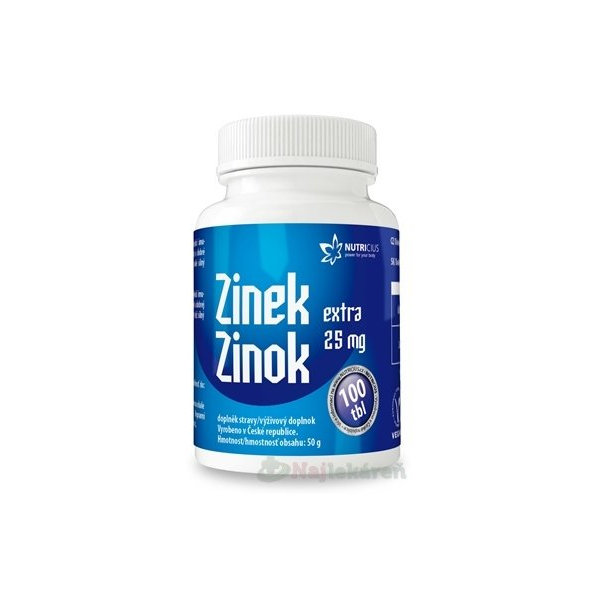 Nutricius Zinek Extra 25 mg 100 tablet