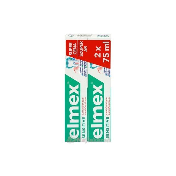 Elmex Sensitive zubní pasta Duopack 2×75 ml