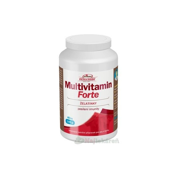 Vitar Veterinae Multivitamin Forte želé pro psy a kočky 40 ks