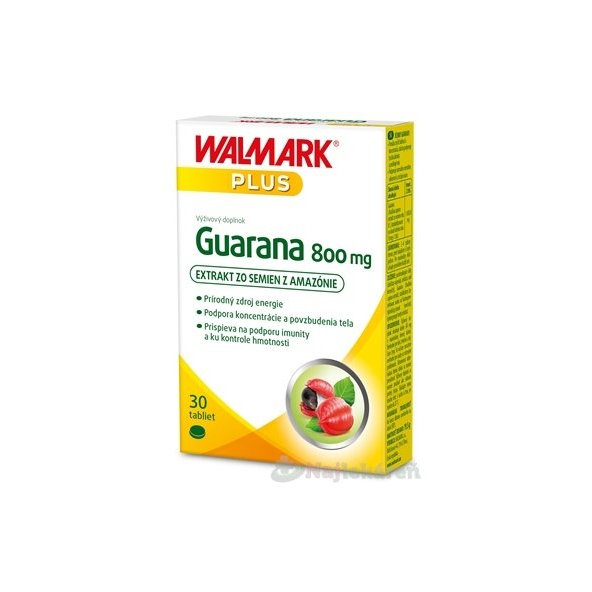 Walmark Guarana 800 mg 30 tablet