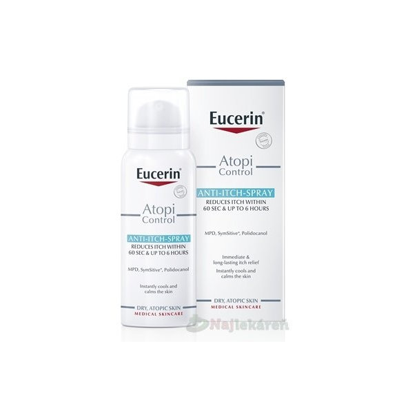 EUCERIN AtopiControl sprej proti svědění 50 ml
