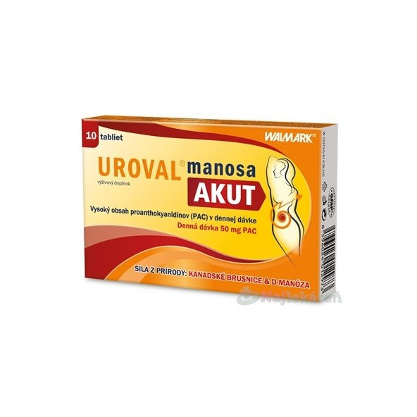 Walmark Uroval manosa Akut 10 tablet