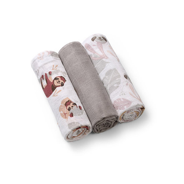Babyono Super Soft mušelínové pleny 70×70 cm Grey 3 ks