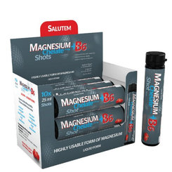 SALUTEM Magnesium Chelate + B6 cherry 10 ks ampulí