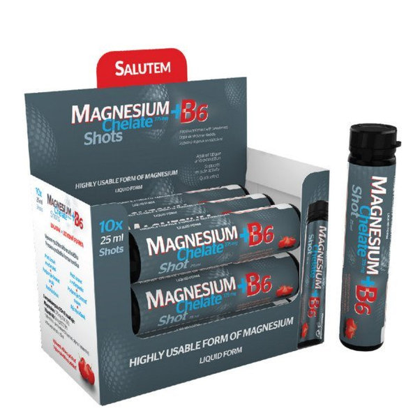 SALUTEM Magnesium Chelate + B6 cherry 10 ks ampulí