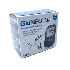 Gluneo Lite testovací proužky do glukometru 50 ks