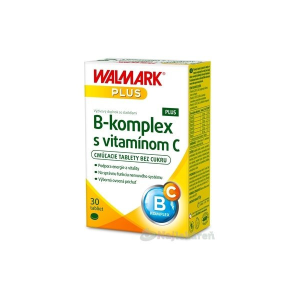 Walmark B-komplex Plus + vitamín C 30 tablet