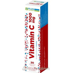 Plus Lekáreň Vitamín C 1000 mg příchuť brusinka